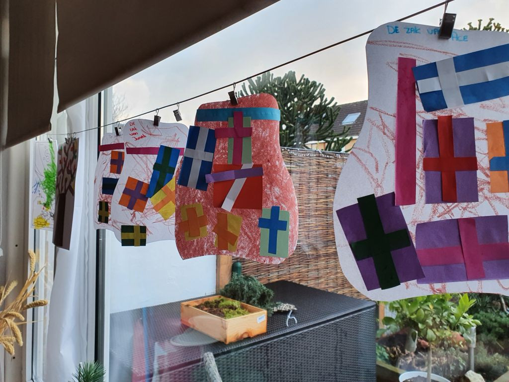 slinger van sinterklaas knutselwerken