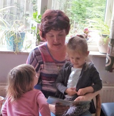 gastouder Petra Mullins en kinderen