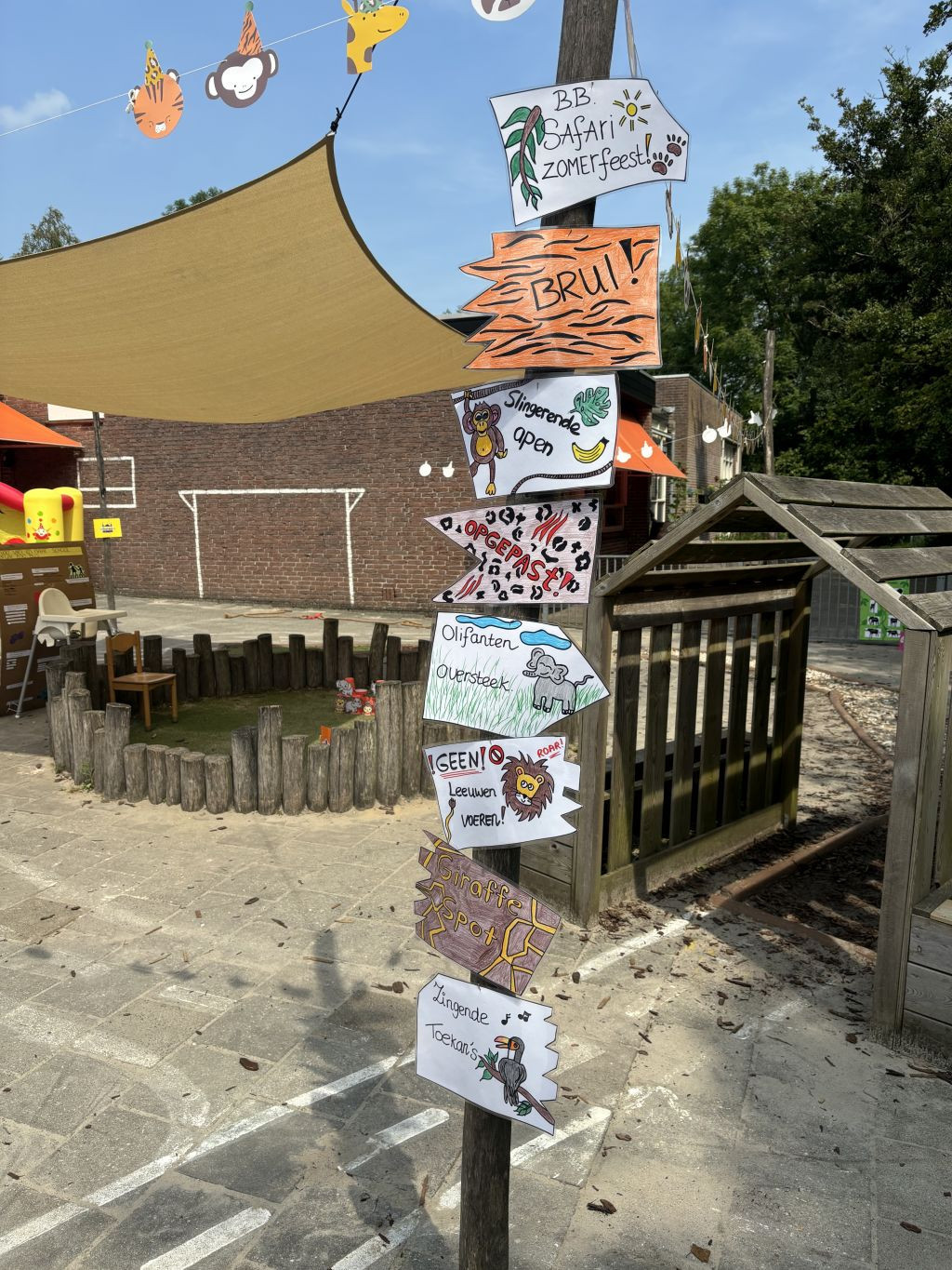 alle activiteit van het zomerfeest