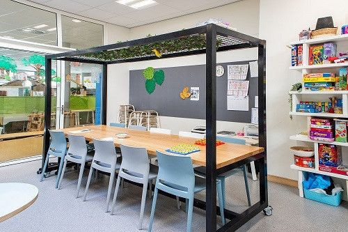 tafel bij BSO De Droomgaard