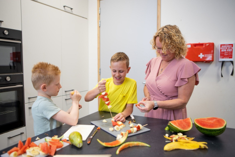 samen fruitspies maken
