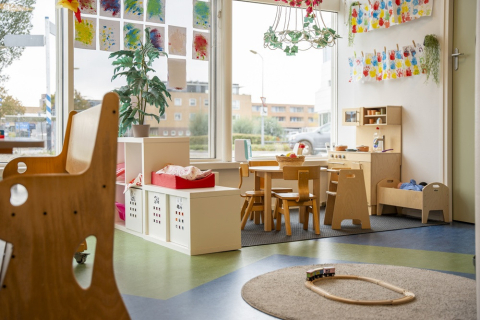 Speelhoekje in kinderdagverblijf De Kantbeugel