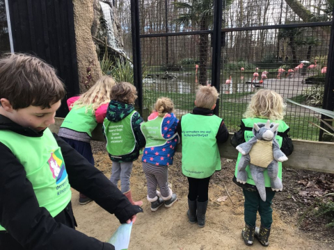 BSO kinderen op uitstapje